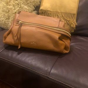 Hogan tan leather bag